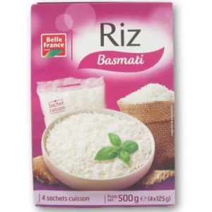 Belle France - Riz Basmati - 4x125gr - Sac de Cuisson