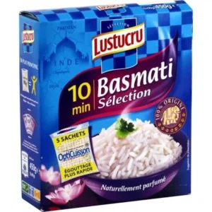 Lustucru - Riz Basmati - 450 gr - Sac de Cuisson