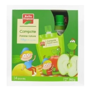 Belle France - Compote Pomme Allégé - 4x90gr