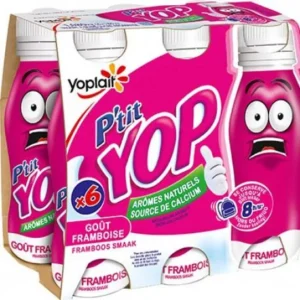 Yoplait - Yop Framboise - 6x180gr