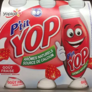 Yoplait - Yop Fraise - 6x180gr