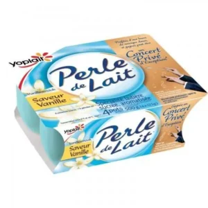 Yoplait - Perle de Lait Vanille - 4x125g