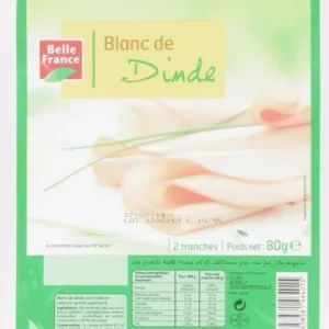 Belle France - Dinde Qualité Supérieure - 80gr