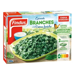 Findus - Epinards Branches à La Crème - 480gr