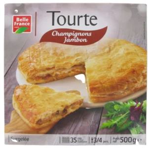 Belle France - Tourte Champignons Jambon - 500 g